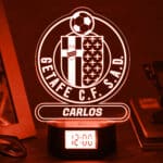 Miniatura de Reloj Despertador con Luz Escudo Getafe Personalizado