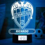 Miniatura de Reloj Despertador con Luz Escudo Levante Personalizado