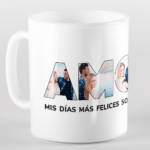 Miniatura de Taza Amor con Foto y Nombres personalizada