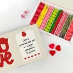 Miniatura de Caja de Dulces LOVE con Foto y Textos personalizada