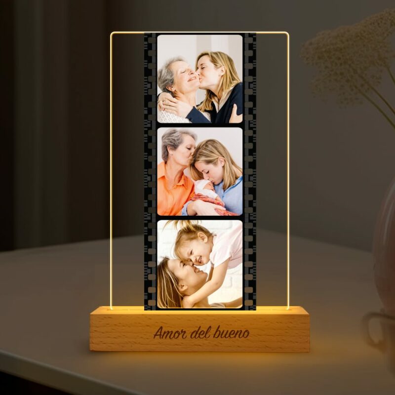 Lámpara Carrete de Fotos personalizada