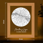 Miniatura de Lámpara Mapa Estelar personalizada