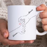 Miniatura de Taza Manos Unidas con Nombres personalizada