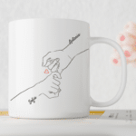 Miniatura de Taza Manos Unidas con Nombres personalizada