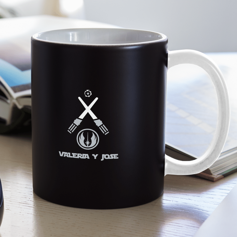 Taza Star Wars con Nombre y Fecha personalizada