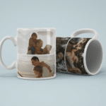 Miniatura de Taza Papá con 4 Fotos personalizada