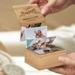 Miniatura de Caja de Fotos Acordeón Para parejas Personalizada