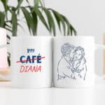 Miniatura de Taza con Foto Ilustrada y Nombre personalizada