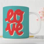 Miniatura de Taza Love con Mensaje personalizada