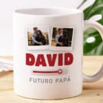 Miniatura de Taza Futuro Papá con Fotos y Nombre personalizada