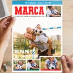 Miniatura de Placa Revista Marca con Fotos y Texto personalizada