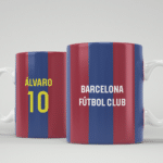 Miniatura de Taza Equipo Fútbol Barcelona con Nombre personalizada