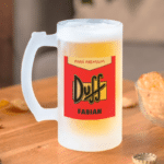 Miniatura de Jarra de Cerveza Duff personalizada