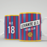 Miniatura de Taza Equipo Fútbol Levante con Nombre personalizada