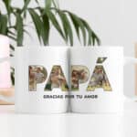 Miniatura de Taza Papá con Fotos y Texto personalizada