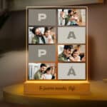 Miniatura de Lámpara Papá Fotos con Letras personalizada