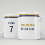 Miniatura de Taza Equipo Fútbol Real Madrid con Nombre personalizada