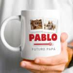 Miniatura de Taza Futuro Papá con Fotos y Nombre personalizada