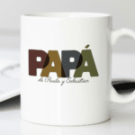 Miniatura de Taza Papá Letras de Colores con Nombres personalizada