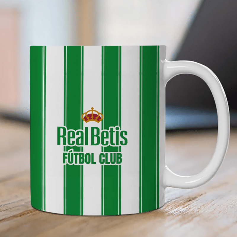 Taza Equipo Fútbol Betis con Nombre personalizada