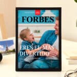 Miniatura de Placa Revista Forbes con Foto y Textos personalizada