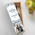 Miniatura de Caja de Vino con Nombre personalizada