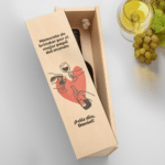 Miniatura de Caja de Vino con Ilustración personalizada