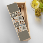 Miniatura de Caja de Vino Bloques personalizada