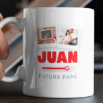 Miniatura de Taza Futuro Papá con Fotos y Nombre personalizada