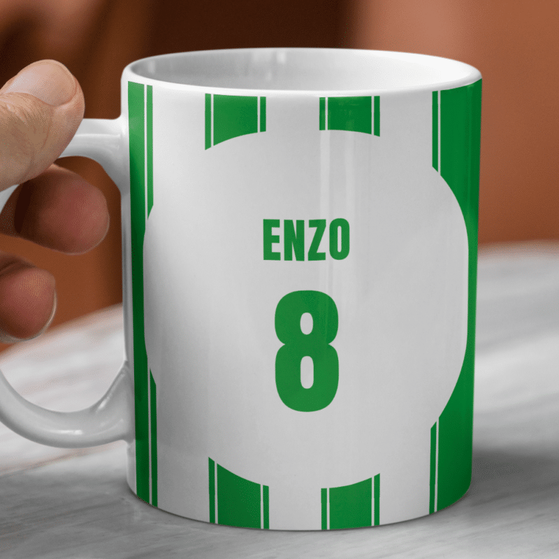 Taza Equipo Fútbol Betis con Nombre personalizada