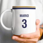 Miniatura de Taza Equipo Fútbol Real Madrid con Nombre personalizada