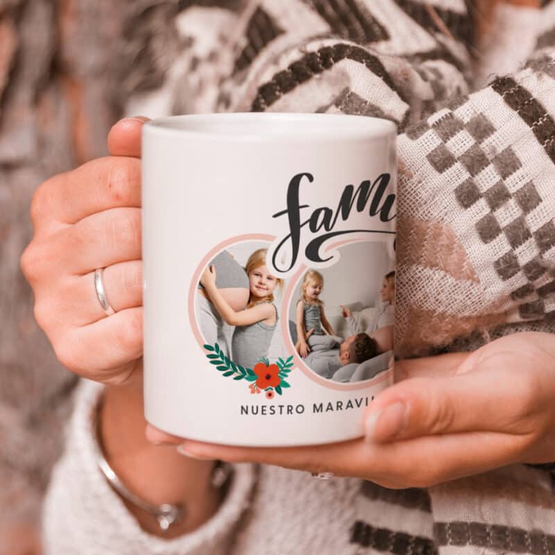 Taza Family con Fotos y Nombres personalizada