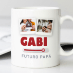 Miniatura de Taza Futuro Papá con Fotos y Nombre personalizada