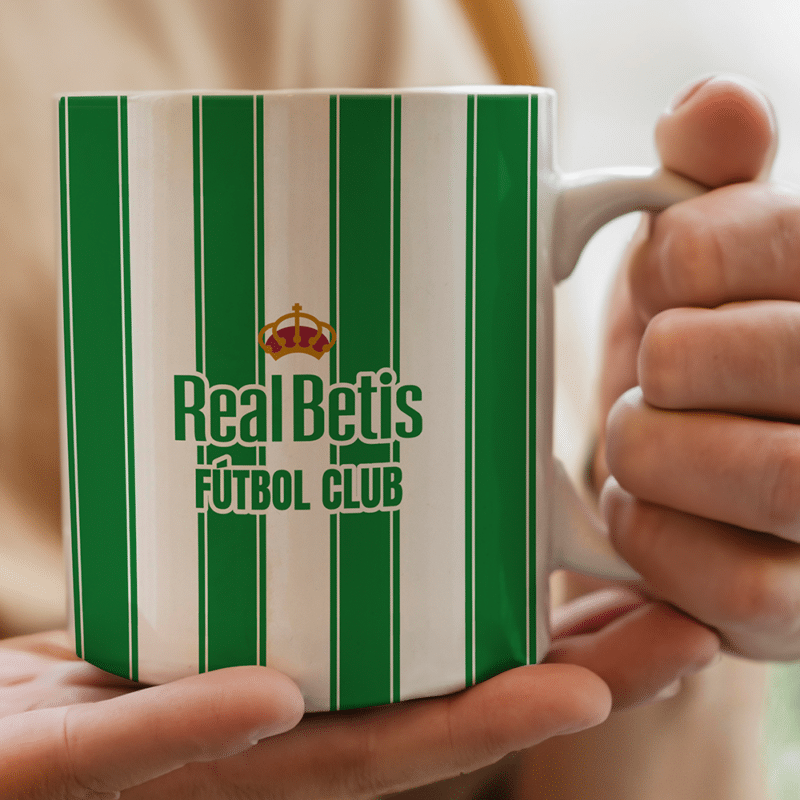 Taza Equipo Fútbol Betis con Nombre personalizada