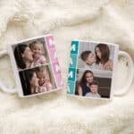 Miniatura de Taza Mamá Cubos con Cuatro Fotos personalizada