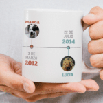 Miniatura de Taza Línea del Tiempo con Hitos personalizada