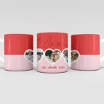 Miniatura de Taza Corazones con Fotos y Nombres personalizada