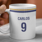 Miniatura de Taza Equipo Fútbol Real Madrid con Nombre personalizada