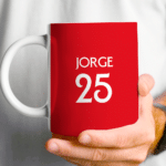 Miniatura de Taza Equipo Fútbol Sevilla con Nombre personalizada