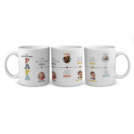 Miniatura de Taza Línea del Tiempo con Hitos personalizada