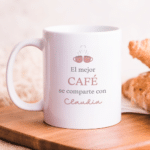 Miniatura de Taza Café con Foto y Texto personalizada