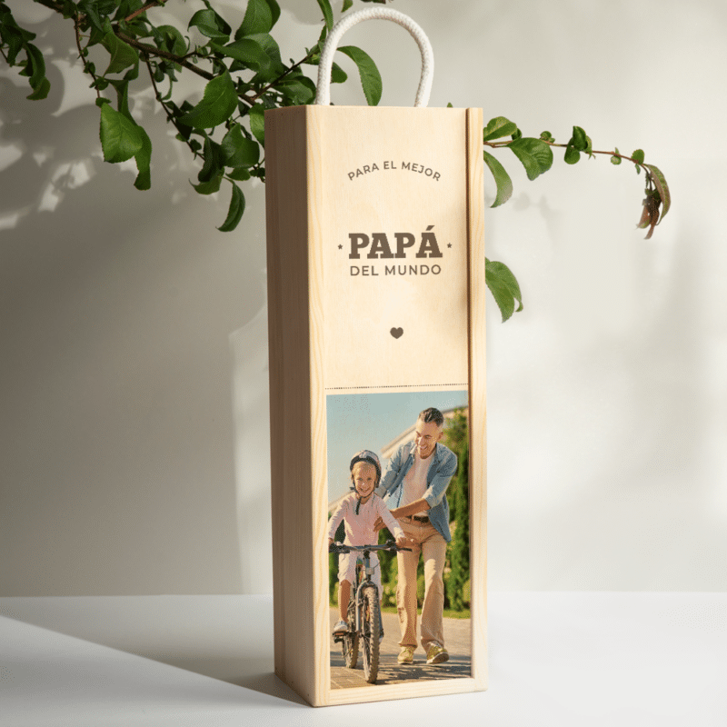 Caja de Vino Diseño Rectangular personalizada