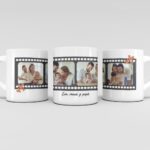 Miniatura de Taza Carrete de Fotos con Texto personalizada