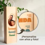 Miniatura de Caja de Vino Leyenda personalizada