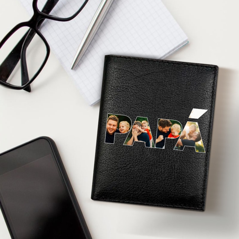 Cartera Papá con Fotos personalizada