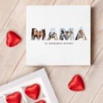 Miniatura de Caja de Bombones Mamá con Fotos en Letras personalizada