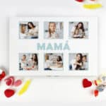 Miniatura de Caja de Dulces Mamá con Seis Fotos personalizada