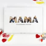 Miniatura de Caja de Dulces Mamá con Fotos en Letras personalizada