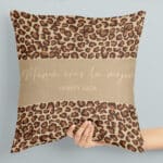 Miniatura de Cojín Animal Print con Texto personalizado