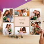 Miniatura de Placa Mamá con Seis Fotos personalizada